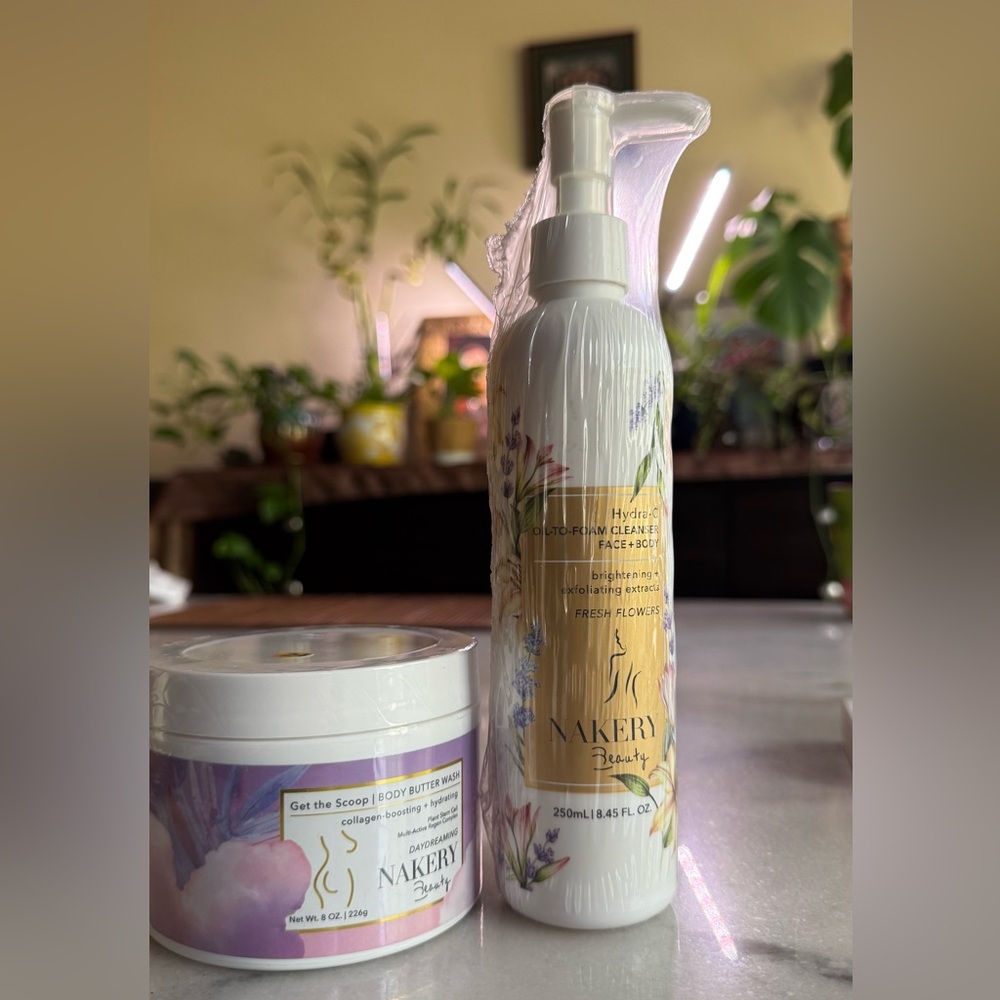 Nakery Beauty - body butter and Cleanser - brand new 2 piece bundle